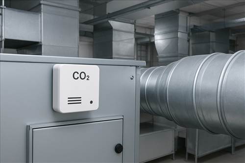 استفاده از سنسور CO₂ و کنترل کیفیت هوا در هواسازهای بزرگ