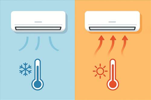 مقایسه مصرف فن کویل در حالت سرمایش و گرمایش