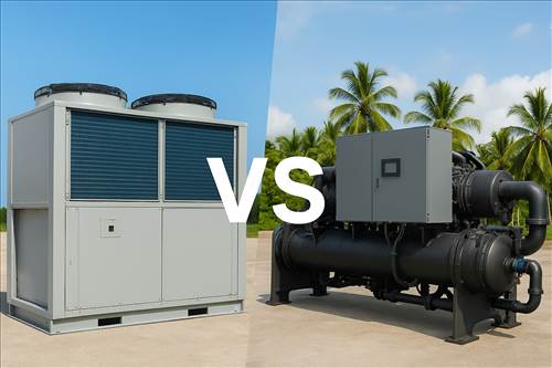 چیلر هواخنک vs چیلر آبی، کدام برای مناطق گرمسیری مناسب‌تر است؟