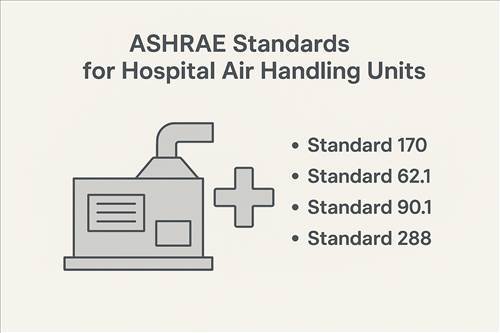 استانداردهای ASHRAE برای هواساز بیمارستانی چه هستند؟