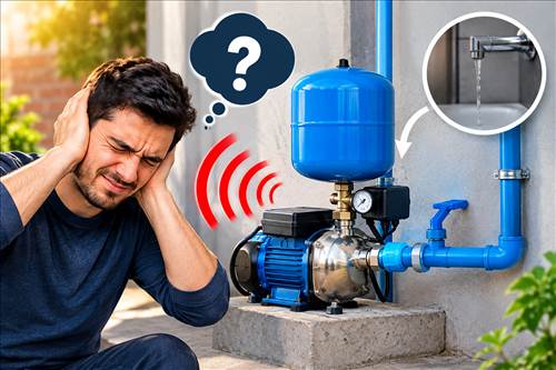 دلیل صدای پمپ آب ساختمانی