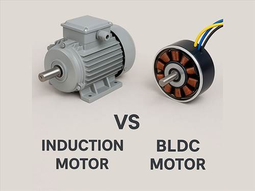مقایسه الکتروموتورهای معمولی و الکتروموتور BLDC