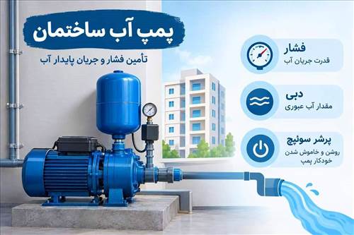 چرا پمپ آب ساختمان مدام روشن و خاموش می‌ شود؟