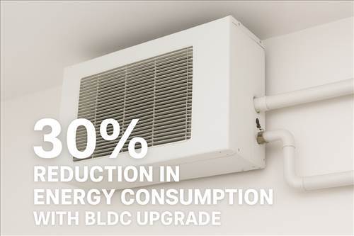 کاهش ۳۰٪ مصرف برق با ارتقای فن‌کویل به BLDC