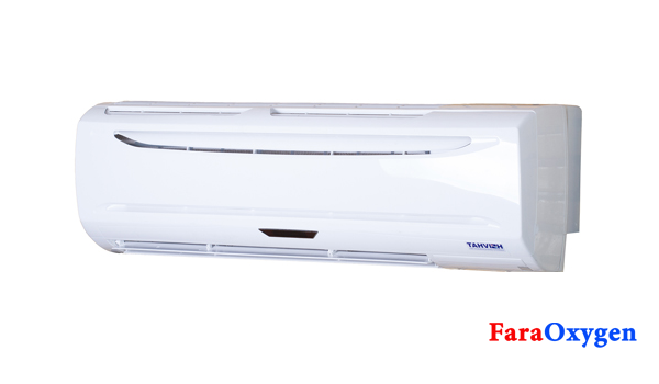 اسپلیت دیواری گرمسیری (کولر گازی) ظرفیت 9000 بی تی یو شرکت تهویه
