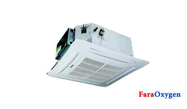 فن کویل دمپر ثابت دیفیوزر خطیCFA-1000 تهویه